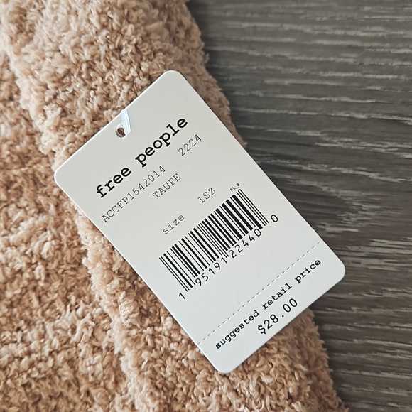 Free People Soft Winter Taupe Hat - Picture 6 of 6